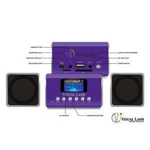 NEW  Mini Boombox Purple (Digital Media Players 