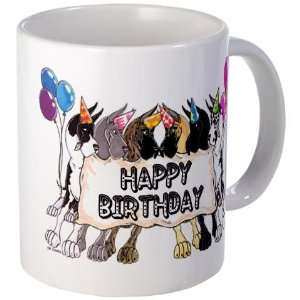 C6 Happy Bday Dog Mug by CafePress:  Kitchen & Dining