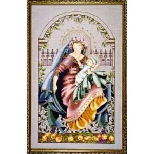   Madonna of the Garden   Cross Stitch Pattern