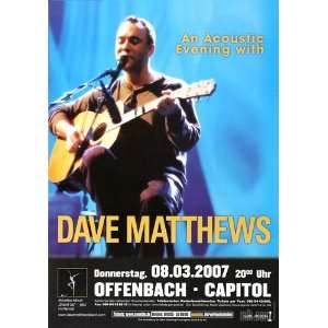  Dave Matthews Band   Stand Up 2007   CONCERT   POSTER from 