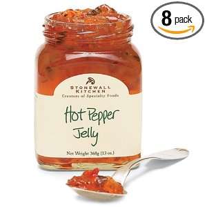 Stonewall Kitchen Hot Pepper Jelly, 4 Ounce (Pack of 8):  
