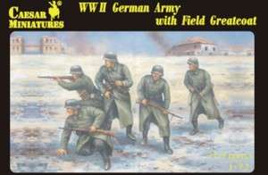 Caesar Miniatures 69 WWII German Army with Field Greatcoat 1/72 Scale 