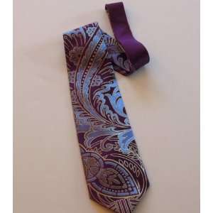  Shades of Purple and Blue Abstract Paisley tie: Everything 