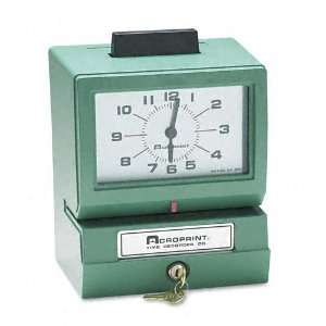  Acroprint : Model 125 Analog Manual Print Time Clock with 