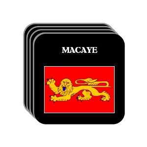  Aquitaine   MACAYE Set of 4 Mini Mousepad Coasters 