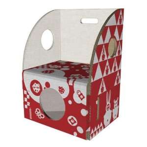  Cardboard Toy Chair   Red: Toys & Games
