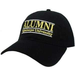 HAT CAP NCAA ALUMNI OGLETHORPE UNIVERSITY ATLANTA GEORGIA RETRO BLACK 