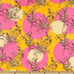   Gossip Tree Papaya Fabric By The Yard: tina_givens: Arts, Crafts