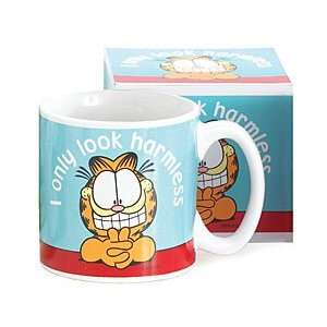 Garfield Mug I Only Look Harmless Collectible Coffee Cup:  