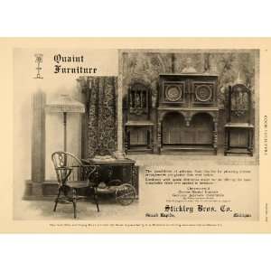  1917 Ad Chromewald Stickley Brothers Company Furniture 