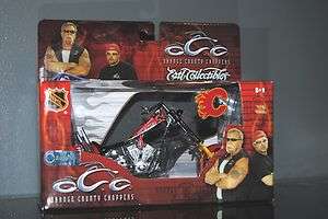 Calgary Flames OCC Chopper 118 Scale Die Cast Motorcycle New in Box 