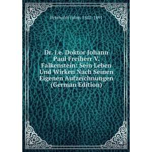   Aufzeichnungen (German Edition): Petzholdt Julius 1812 1891: Books