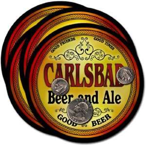  Carlsbad , NM Beer & Ale Coasters   4pk 