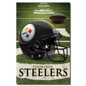 Pittsburgh Steelers Logo Poster:  Sports & Outdoors