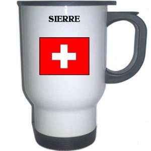  Switzerland   SIERRE White Stainless Steel Mug 