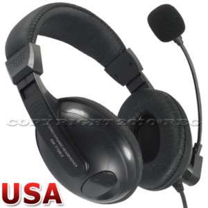 5MM STEREO NOISE CANCELING HEADPHONE HEADSET MICROPHONE MIC FOR PC 