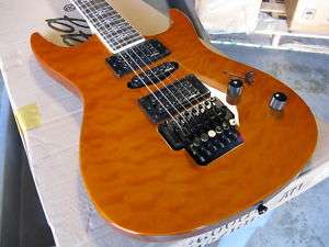 STAGG Z600QM AM Quilted Maple Top Guitar Tremolo New  