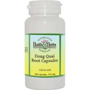 Alternative Health & Herbs Remedies Dong Quai Root Capsules, 240 Count 