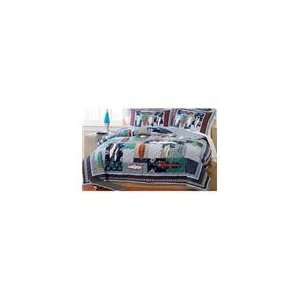  Surfing USA Twin Quilt with Pillow Sham