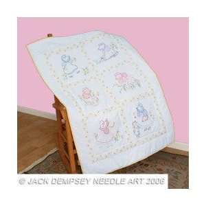  Stamped White Lap Quilt Top 38X58 Sunbonnet Sue: Arts 