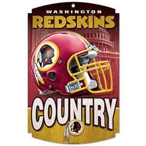  Wincraft Washington Redskins NFL Wood Sign: Sports 