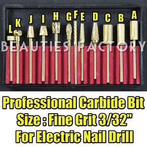 Piece x Nail Drill Accessories Pro Carbide Bit 483ONE  