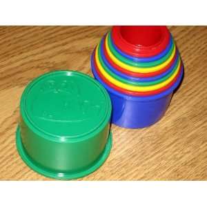  PLASTIC STACKING CUP SET 