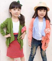 Boutique Solid Color Knitted Cardigans Shrugs Capes Coats W/ Flower 