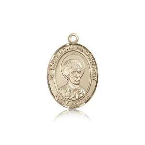  14kt Gold St. Louis Marie de Montfort Medal Jewelry