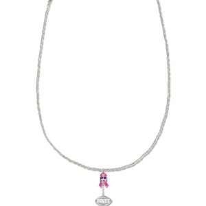   Indianapolis Colts Breast Cancer Awareness Necklace: Sports & Outdoors
