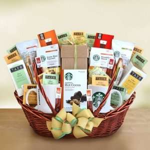 Starbucks Welcome Wishes: Tea & Coffee Gift Basket:  