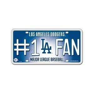   Tag Metal   Car Truck SUV   #1 Fan   Los Angeles Dodgers: Automotive