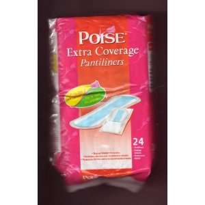  POISE PANTILINERS EXTRA COVERAGE, 24 pads [3 pack  72 