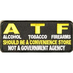  ATF should be a convenience store patch, 4x1.75 inch 