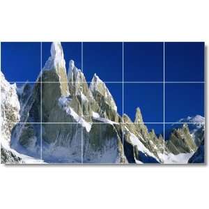  Mountain Scene Tile Mural M033  36x60 using (15) 12x12 