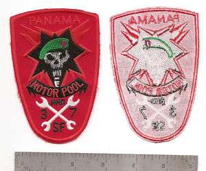M01 SPECIAL FORCES MOTOR POOL PANAMA PATCH  
