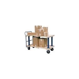 Vestil Double Decker Hardwood Platform Cart   1,600 Lb. Capacity, 48in 