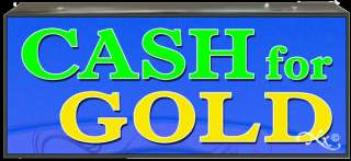 NEW LIGHT BOX SIGN CASH FOR GOLD FREE SHIPPING!! LB010 led neon open 