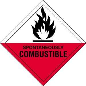   BOXDL5810   4 x 4   Spontaneously Combustible Labels