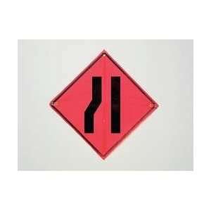  Traffic Sign,right Lane Ends   USA SIGN 
