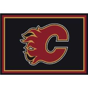  NHL Team Spirit Rug   Calgary Flames: Sports & Outdoors