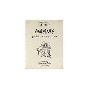  Andante from Piano Concerto #21, K. 467 by Mozart for 