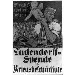  Ludendorff Spende,WWI,veteran fund,help,Munich