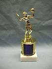 figure skate female trophy award personalized purple  