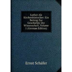   Der Wissenschaft, Volume 1 (German Edition) Ernst SchÃ¤fer Books