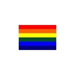  Rainbow Flag, Nylon, Size 12 x 18