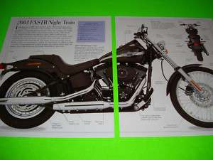 Harley Davidson 2003 FXSTB Night Train motorcycle ad  