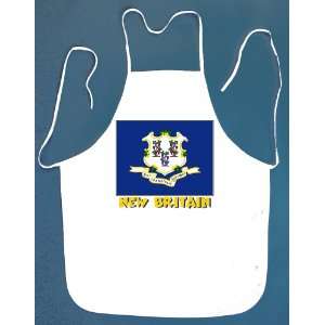  New Britain Connecticut BBQ Barbeque Apron with 2 Pockets 