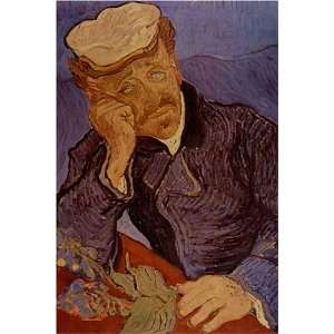  Portrait of Dr. Gachet by Vincent van Gogh, 17 x 20 Fine 