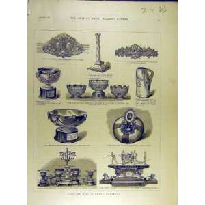  1879 Royal Wedding Presents Cake Duke Connaught Print 